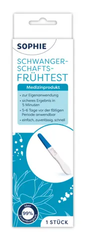 Schwangerschafts-Frühtest von SOPHIE