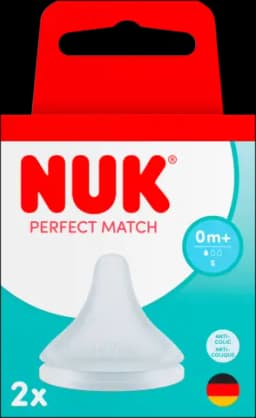 Trinksauger Perfect Match Silikon Anti-Kolik 0+Monate Gr.S von NUK