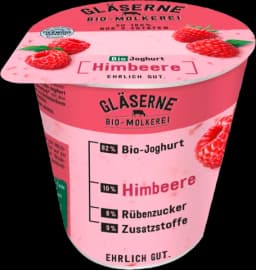 Joghurt Himbeere von GLÄSERNE MOLKEREI