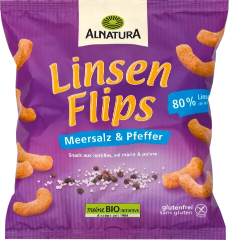 Bio Linsen Flips Meersalz & Pfeffer von ALNATURA