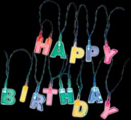 LED-Lichterkette Happy Birthday von TIB