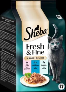 Fresh & Fine in Sauce Fisch Multipack von SHEBA