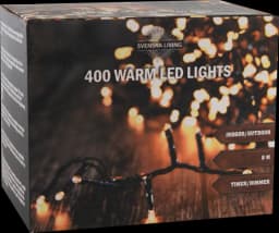 LED-Snake 400 LEDs mit Timer warmweiß 8m von DIV.SAISONMARKEN