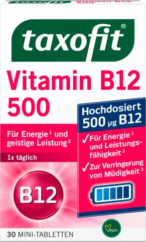 Vitamin B12 500 von TAXOFIT
