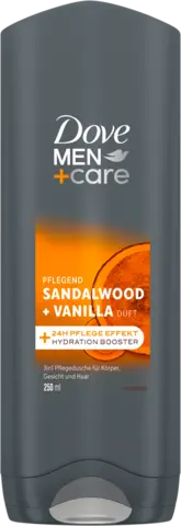 Men+Care Pflegedusche Sandalwood + Vanilla Duft von DOVE