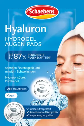 Hyaluron Hydrogel Augen-Pads von SCHAEBENS