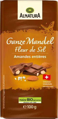 Bio Ganze Mandel Schokolade von ALNATURA