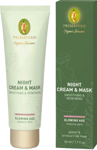 Night Cream & Mask Smoothing & Renewing von PRIMAVERA