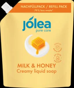 Cremeseife Milch & Honig Nachfüllbeutel von jolea