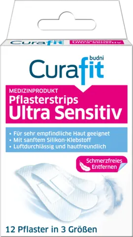 Pflasterstrips Ultra Sensitiv von CURAFIT