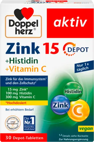 Zink + Histidin Depot von DOPPELHERZ