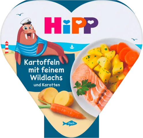 Kartoffeln mit feinem Wildlachs und Karotten 1-3Jahre von HIPP