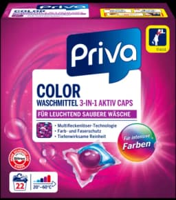 Colorwaschmittel 3in1 von PRIVA