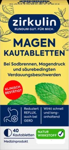 Magen-Kautabletten von ZIRKULIN