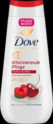 Advanced Care Duschcreme Vitalisierende Pflege Kirsche & Chia Milch Pflege von DOVE ADVANCED