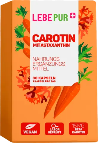 Beta-Carotin Kapseln von LEBEPUR