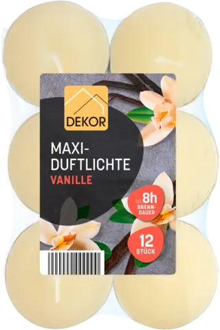 Maxi-Duftlichte Vanille von DEKOR