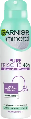 Mineral Pure Frische Deospray von GARNIER