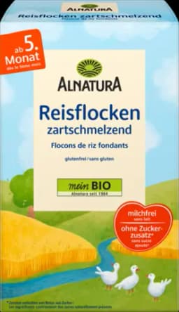 Bio Reisflocken zartschmelzend ab 5. Monat von ALNATURA