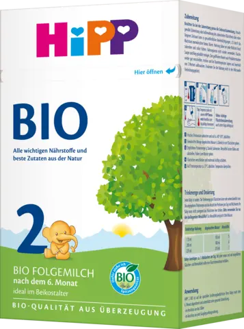 Bio 2 Folgemilch nach 6. Monat von HIPP