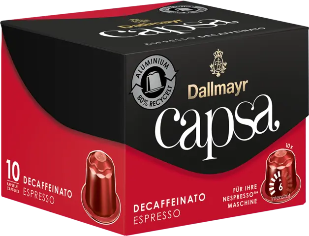 Capsa Espresso Decaffeinato von DALLMAYR