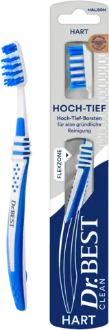 Zahnbürste Classic Hoch-Tief hart von DR.BEST