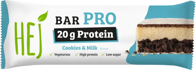 Bar Pro Cookies & Milk Riegel von HEJ NATURAL