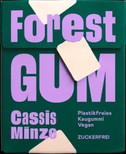 Cassis Minze von FOREST GUM