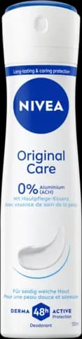 Original Care Deodorant Spray ohne Aluminium von NIVEA