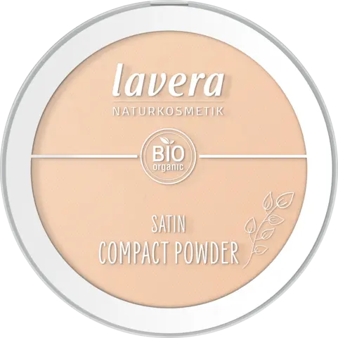 Satin Compact Powder 02 medium von LAVERA