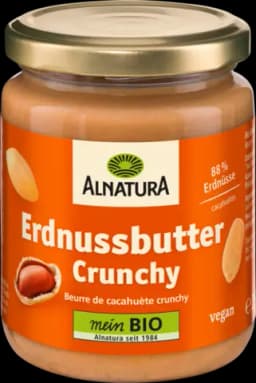 Bio Erdnussbutter Crunchy von ALNATURA