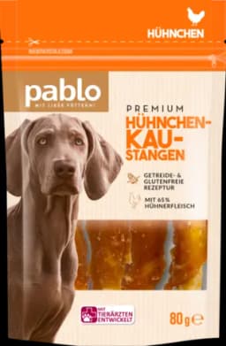 Kaustangen mit Hühnerfleisch von PABLO