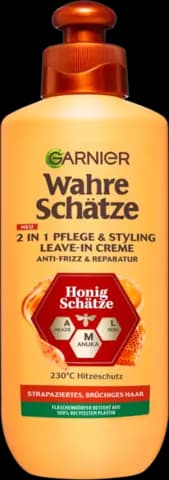 Wahre Schätze 2-in-1 Pflege & Styling Leave-In Creme Honig Schätze von WAHRE SCHÄTZE