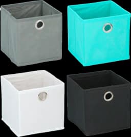 Aufbewahrungsbox 15x15x15cm farblich sortiert von DIV.SAISONMARKEN