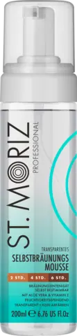 Transparentes Selbstbräunungsmousse von ST.MORIZ