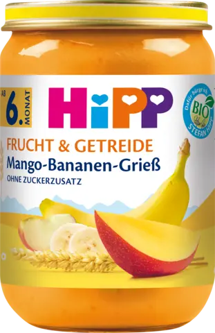 Bio Mango-Bananen-Grieß ab 6.Monat von HIPP