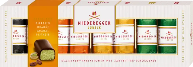 Marzipan Klassiker Variationen von NIEDEREGGER