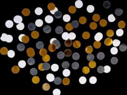 Konfetti Edel Papier und metallic weiß/gold/schwarz von TIB