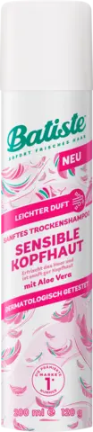 Trockenshampoo Sensible Kopfhaut Leichter Duft von BATISTE
