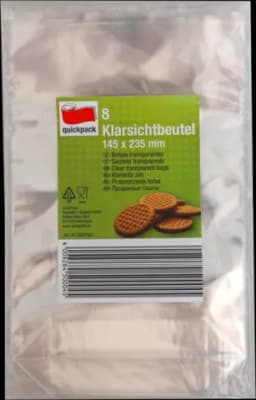 Klarsichtbeutel 145 x 235 mm von QUICKPACK