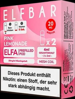 Elfa Pod Pink Lemonade 20mg von ELFBAR