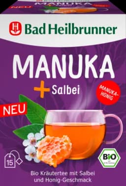 Manuka+Salbei Tee 15ST von BAD HEILBRUNNER