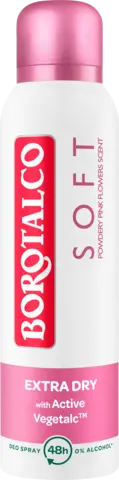 Deo Spray Soft Powdery Pink Flowers Scent von BOROTALCO