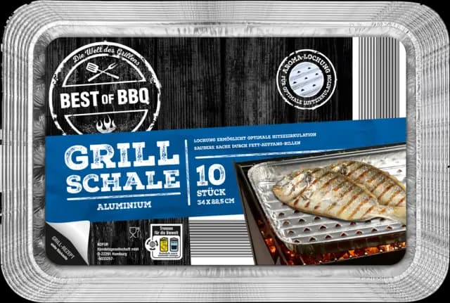 Alu-Grillschale 10ST