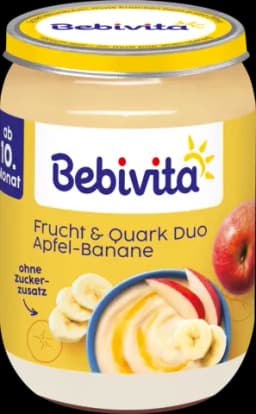 Bio Frucht & Quark Duo Apfel-Banane ab 10. Monat von BEBIVITA
