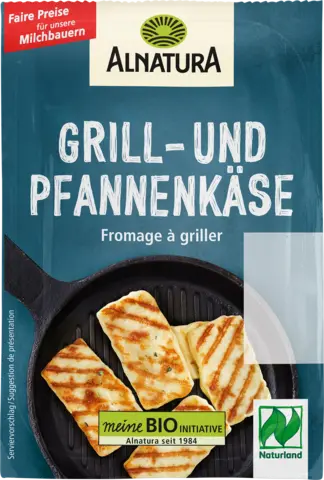 Bio Griechischer Grillkäse Natur 45 % Fett i. Tr. von ALNATURA