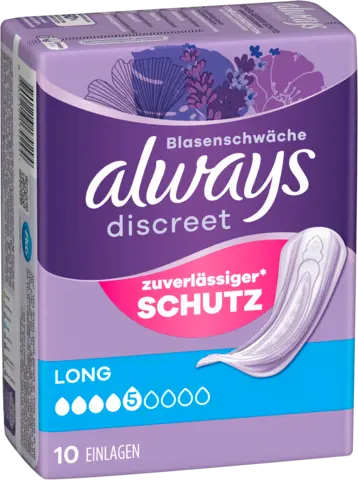 Discreet Inkontinenz Long von ALWAYS