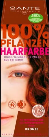 100% Pflanzen, Bronze, für mittelblondes bis mittelbraunes Haar von SANTE