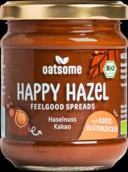 Happy Hazel Feelgood Spreads Haselnuss & Kakao von OATSOME