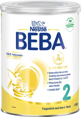 Folgemilch 2 nach dem 6. Monat von BEBA